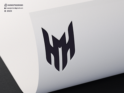Monogram HMH Logo Design art branding design design logo dubai icon illustration letter lettering logo logos minimal monogram newyork ui vector