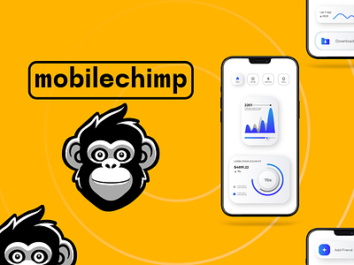 MobileChimp app chimp design illustration interface logo mailchimp mobile uidesign uxdesign vector visual