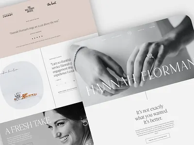 Webflow Web Development for Hannah Florman animation css development html javascript web web development webflow website