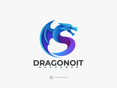 Dragon colorful logo design 3d animal art branding colorful design dragon graphic design icon illustration logo logos mascot media vector