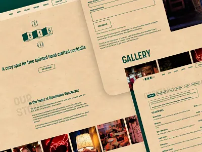 Webflow Web Design & Development for The 515 Bar design ui ux uxui web web design web development webdesign webflow