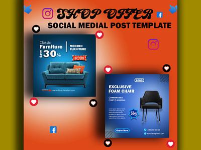 Social Media Post Template product ads design ads ads design design facebook design flyer illustration instagram design social media post design