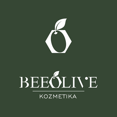 Beeolive cosmetics Logo design logo graphic design logo mark minimalis logo symbol