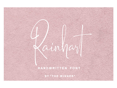 Rainhart Font art