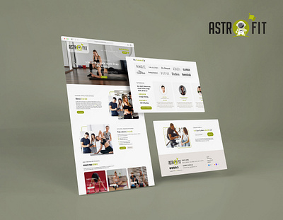 This is an online and offline Fitness training website corporate design flat modern multipurpose professional ui ux web website website design wordpress