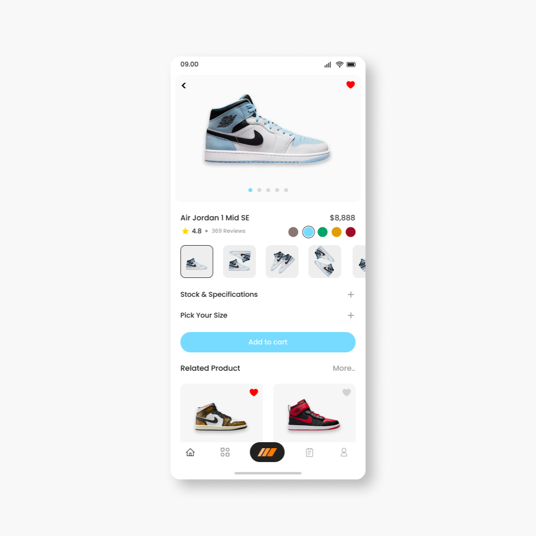 Nike Store App Design by Neil site on Dribbble