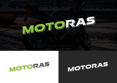 MOTORAS Logo Design branding design graphic design logo text logo vector
