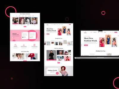 Fashion Website cloth clothing brand clothing brand website design design fashion landing page landing page design trendy design trendy fashion ui uiux ux web landing page woman clothes woman fashion