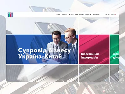 International organization website '2017 china company organization portal ui ukraine ux website