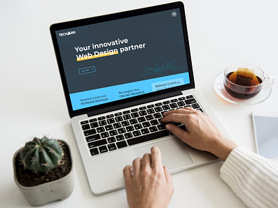 Techark Website Design 3d branding color combination graphic design icondesign ui ux
