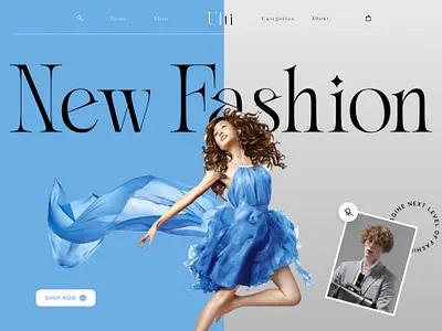 Ulti - Fashion branding fashion hero illustration landing page ui ui design uiux ux