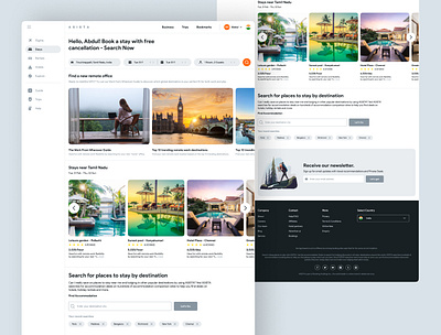 Asista - Tourism Dashboard UI/UX branding and identity color theory dashboard design figma interactive design landing page motion graphics responsive design travel agency website typography uiux user experience (ux) user interface (ui) user interface design web design