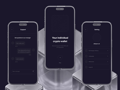 Dorol crypto wallet animation blockchain crypto crypto app crypto currency crypto trading crypto wallet cryptocurrency ethereum exchange finance financial app mobile mobile app mobile design mobile ui nft trading ui ux