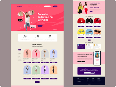 E-commerce Website Design buy sell website design e commerce e commerce website figma landing page landing page design landing page ui landing page uiux online shop shopping website ui uiux uiux design user interface ux website design