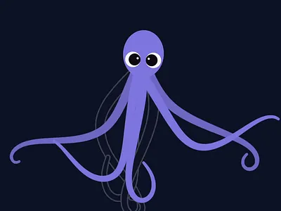 Octopus Limbs animation branding design graphic design illustration minimal motion motion graphics ui ux vector