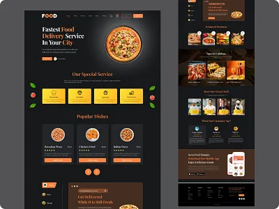 Food Website Design design fast food website figma food food shop food website landing page landing page design landing page uiux restaurent ui uiux uiux design user interface ux website website design