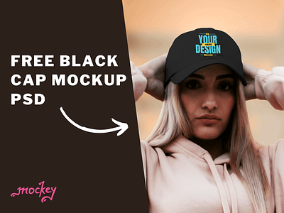 Black Cap Mastery: Elevate Your Style Game with our Trendsetting design free mockup free tshirt mockup freebie freebies graphic design illustration logo mockup mockups