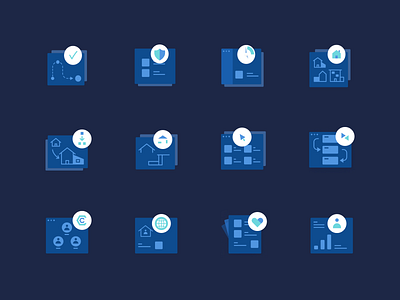 Icons for Constructo Website graphic design icon set icons illustration