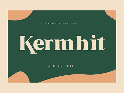 Kermhit Font illustration