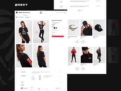 Diverse Extreme Team - DAKAR series ecommerce black dakar ecommerce extreme extreme sports minimalistic modern product cart red shop store white