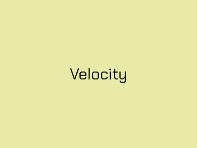 Velocity logotype branding graphic design logo minimal minimalism vector