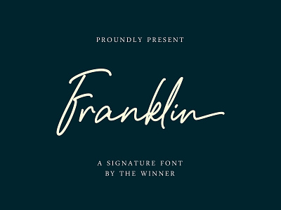 Franklin Font art