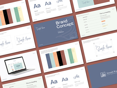 The Simple Mama - Brand Kit brand guidelines branding graphic design