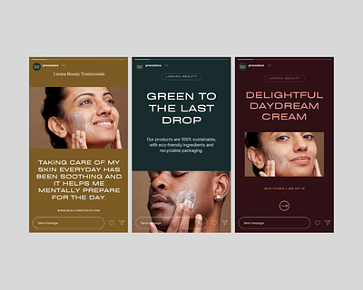 Skincare Brand Instagram Template branding canva canva template design instagram instagram template social media