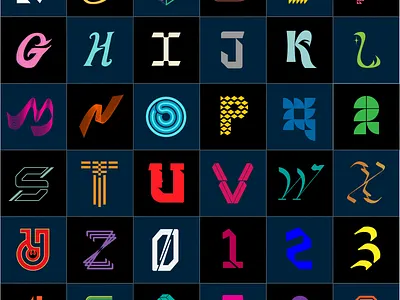 36 days of type 2023 36daysoftype font icon letterform lettering letters numbers type typo typography