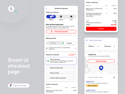 Mobile UI Delivery & Payment creative design figma graphic design mobile ui ux