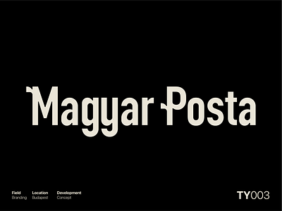 Magyar Posta® brand branding clean custom mark design graphic identity lettering logo logomark logotype mark minimal modern monogram trademark type typography vector wordmark