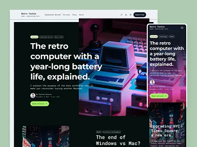 Retro Blog designs, themes, templates and downloadable graphic elements ...