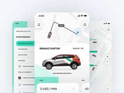 DELIMOBIL - Carsharing (iOS/Android App) auto book car car carsharing delimobil design figma fuel ios app map portfolio product design redesign ui ux