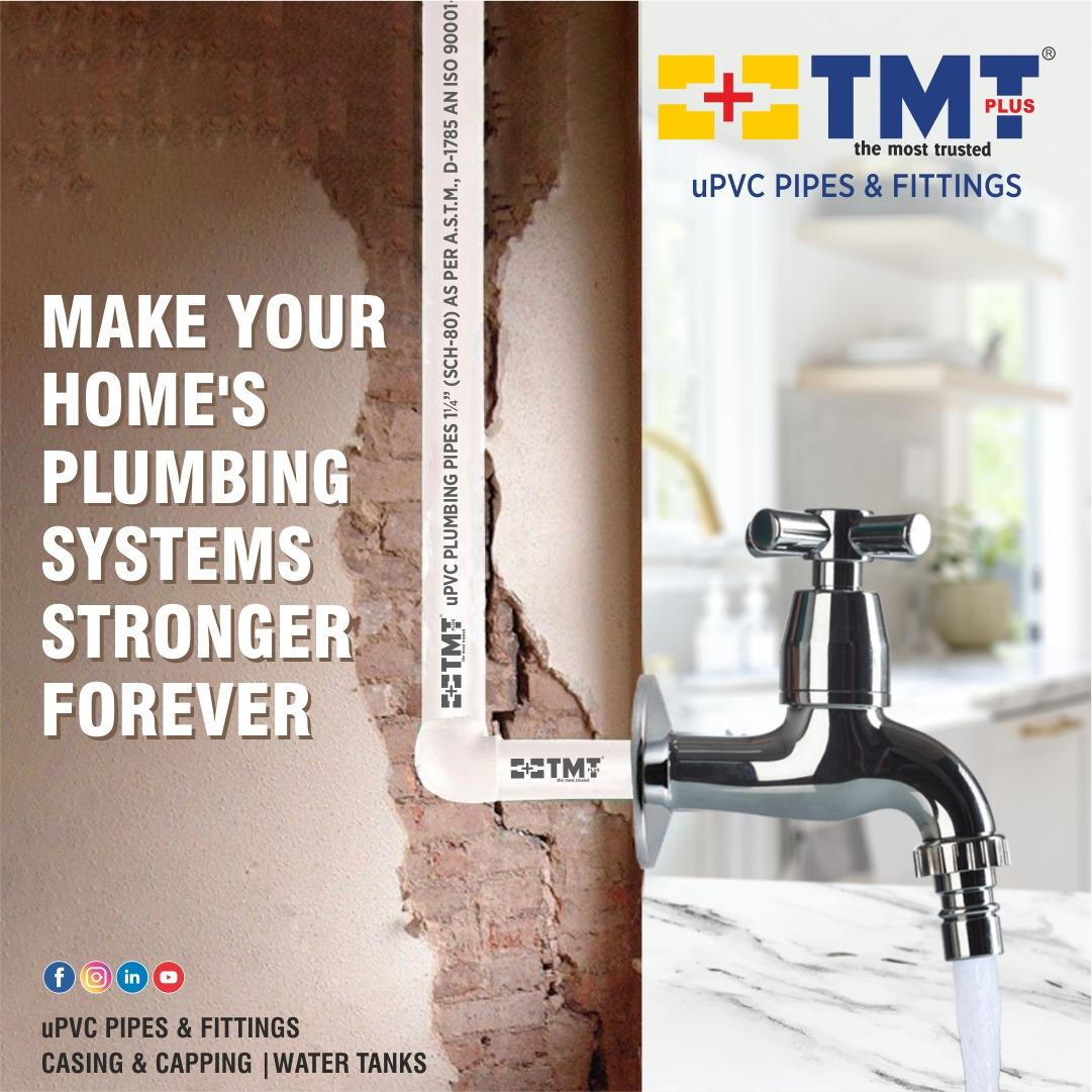 Advantages of Using uPVC Pipes and Fittings by Tmt Plus on Dribbble