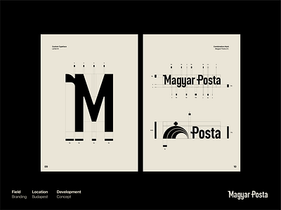 Magyar Posta® book brand branding clean design editorial graphic logo logo designer logomark logotype magazine mark minimal modern print typography vector wordmark zine
