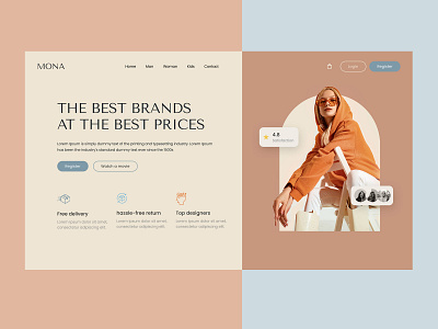 Mona branding design graphic design ui user experience user interface ux web design