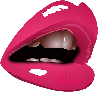 PINK SHINY LIPS design graphic design lips pink lips png image