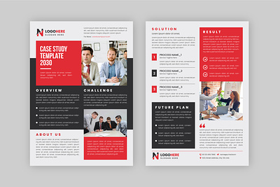 case study template case study design graphic design template