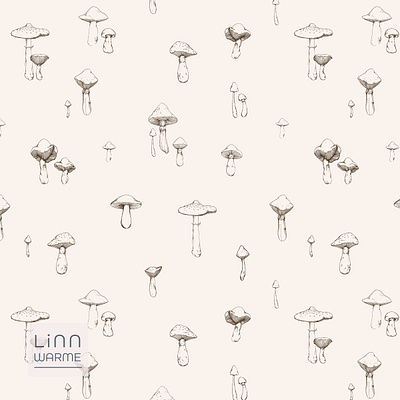 Mushroom Mirage Pattern Design mushroom patt pattern pattern design patterndesign