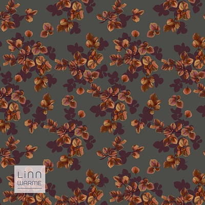 Fallen Leaves Pattern Design outdoor