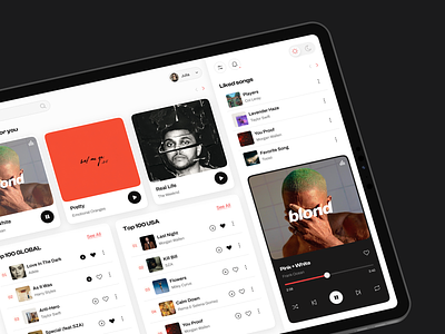 TurnOn music platform dashboard dashboard design home layo music navigation platform play product studio ui ux website