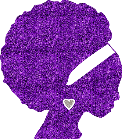 PURPLE GLITTER AFRO WOMAN afro black black woman graphic design png png image purple afro