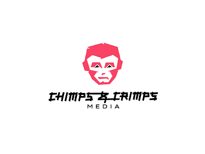 Chimps & Crimps Media concept adventure alpinism animal bouldering branding climbing explore extreme sports hiking illustration lettering logo mark monkey mountain mountaineering outdoors rock climbing travel trekking