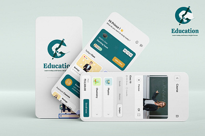 App Design For (E- Learning) App app design graphic design ui ux