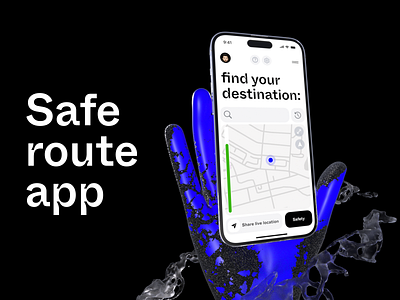 Mobile app, iOS, AR app, navigation app app ar ar app destination ios light theme map minimalism mobile mobile app modern ui navigation app navigator ui uxui