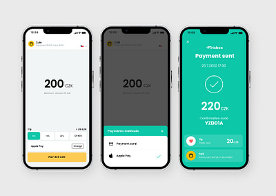 Trisbee Pay App Tips app design graphic design ui ux