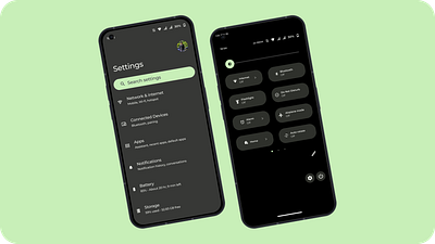 Android Settings Page android app figma prototype user centered design user research uxui