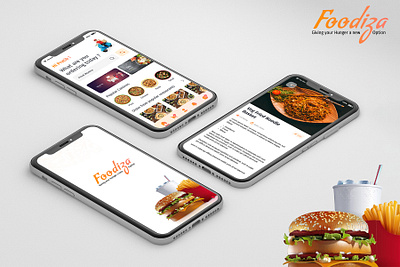 App Design For ( Foodiza ) App app design graphic design ui ux