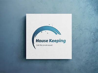 Logo Design For (House Keeping) App design logo