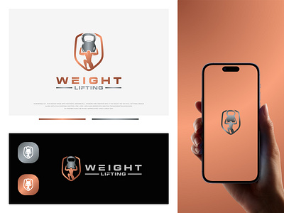 Gym Weight Lifting Logo Design - Branding brand identity branding fitness logo graphic design gym gym fitness logo gym logo gym logo design gym logos lifting logo logo designer logos weight weightlifting logo